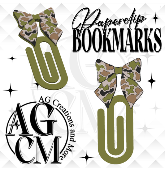 Camo Bow 3D Bookmarks (wholesale)