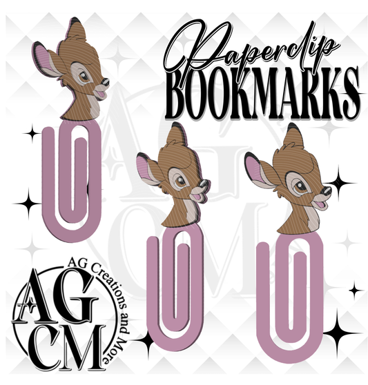 Baby Deer 3D Paperclip / Bookmarks (wholesale)