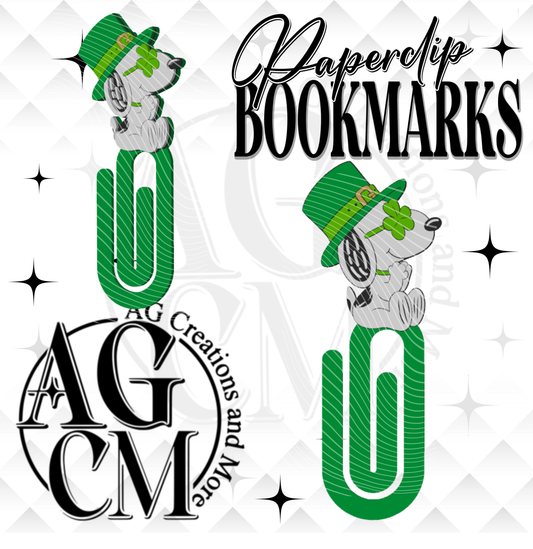 Puppy Shamrock Bookmark/ Paperclip 3MF File