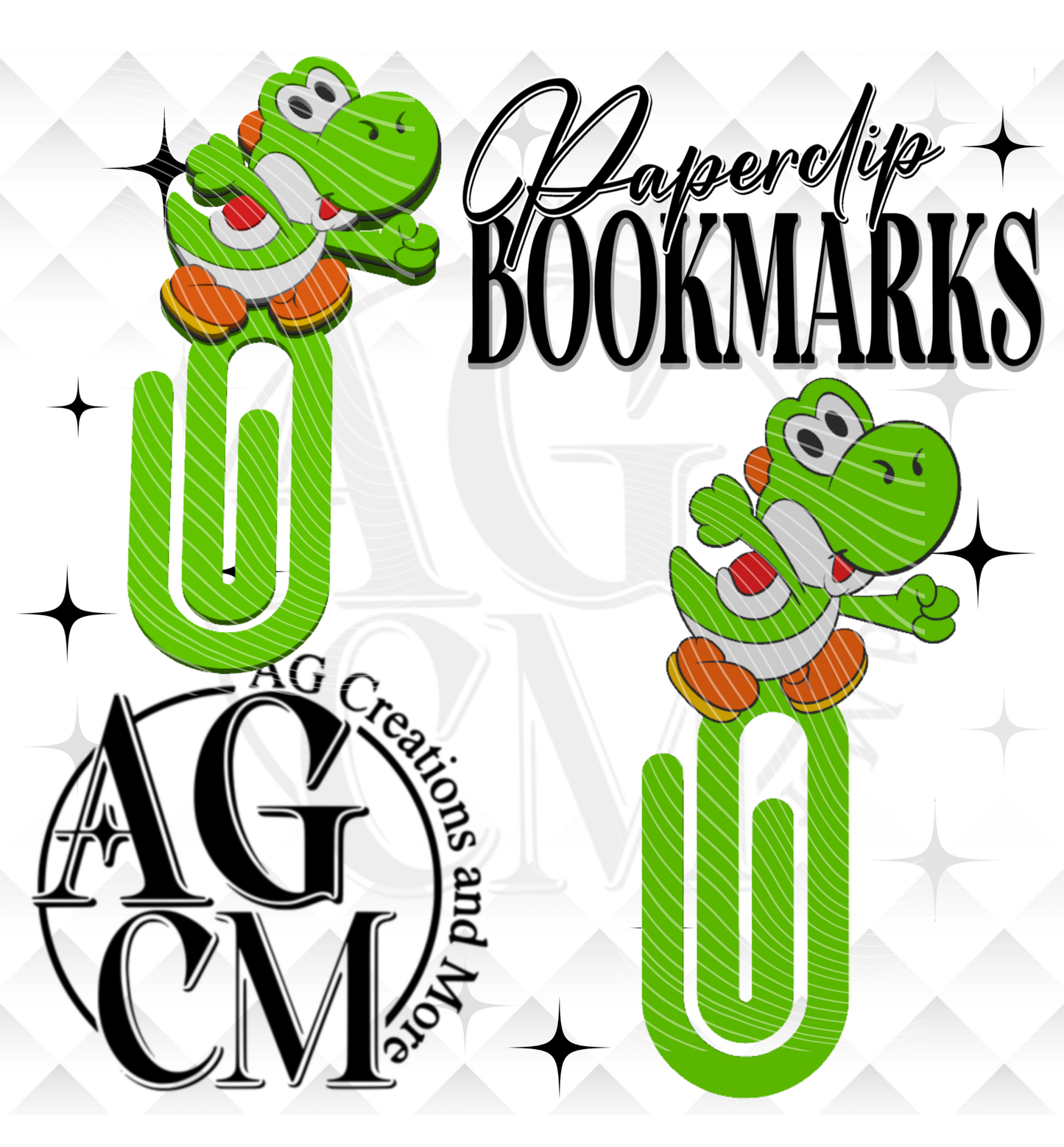 Yoshi Bookmark / Paperclip 3MF File
