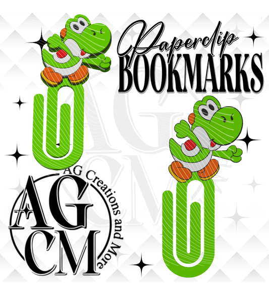 Yoshi Bookmark / Paperclip 3MF File