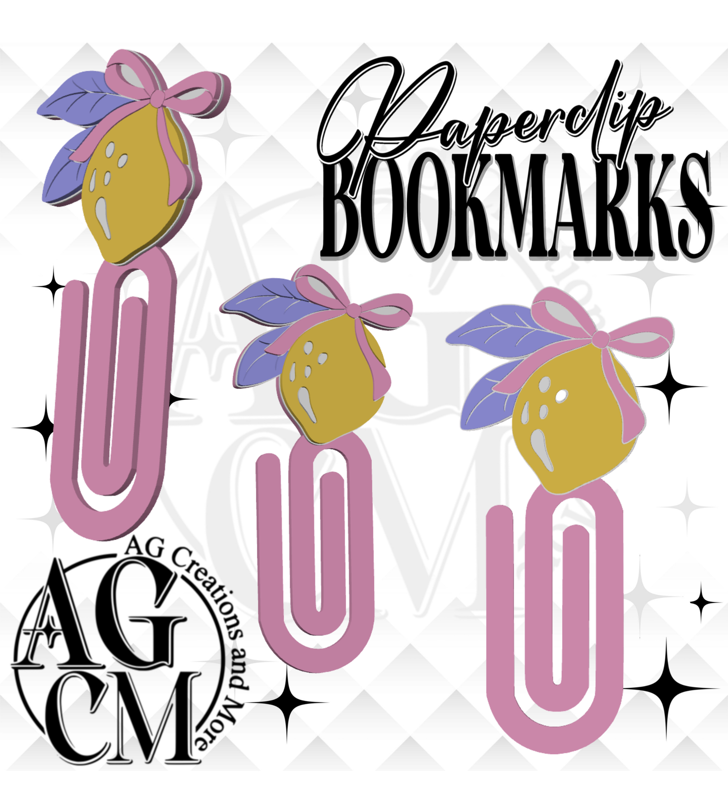 Lemon Zestful 3D Bookmark/ Paperclip 3MF File