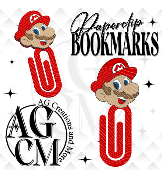 Mario Bookmark / Paperclip 3MF File