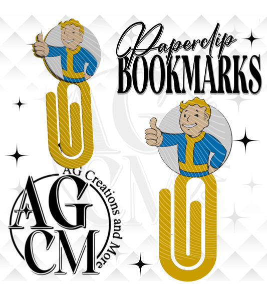 Fall Boy Bookmark / Paperclip 3MF File