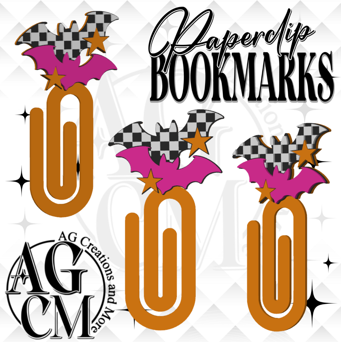 Freaking Bats 3D Paperclip / Bookmarks (wholesale)