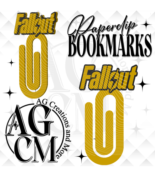 Fallout Paperclip / Bookmarks (wholesale)