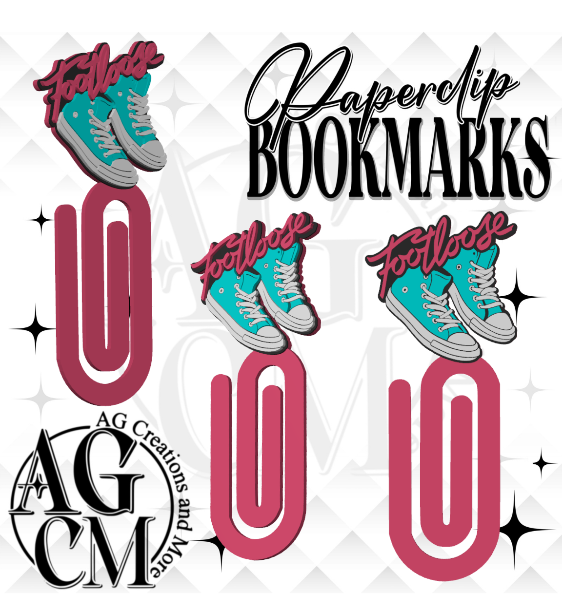 Cut Loose 3D Bookmark/ Paperclip 3MF File