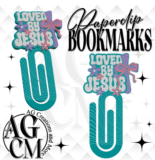 Loved By Jesus Bookmark  / Paperclip 3MF File