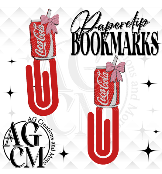 Girly Soda CC Paperclip / Bookmarks (wholesale)