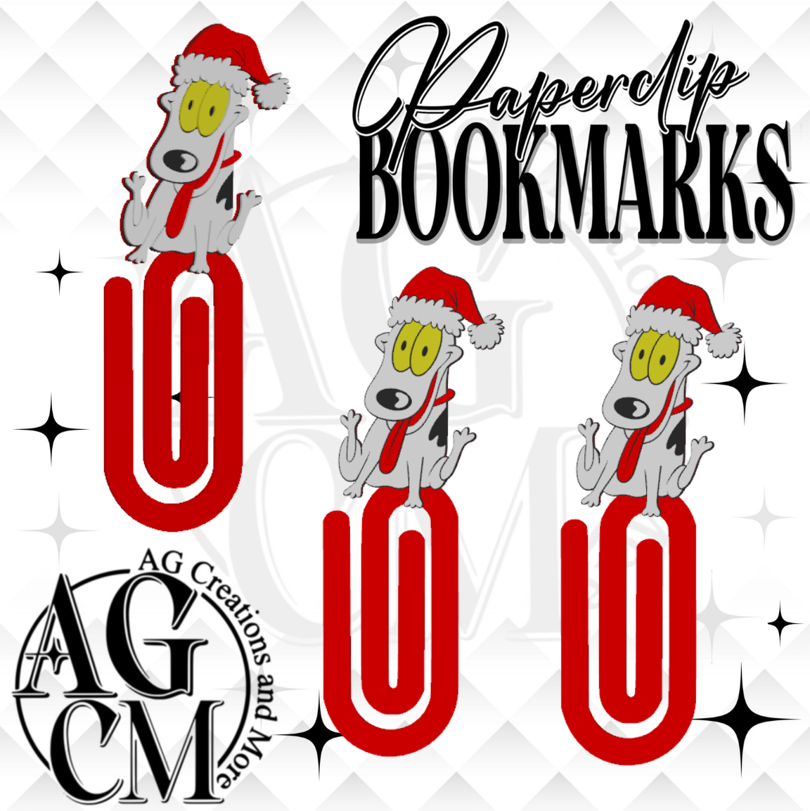 90s Silly Pup 3D Paperclip / Bookmarks (wholesale)