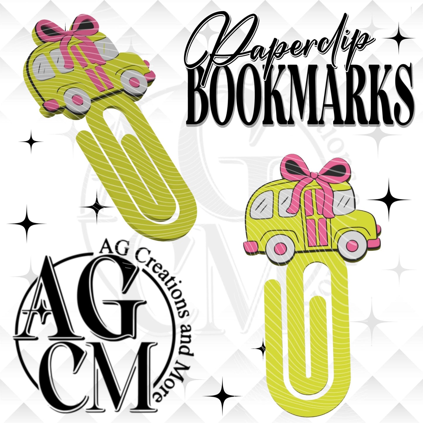 Cute Bus  Paperclips Bookmarks (wholesale)