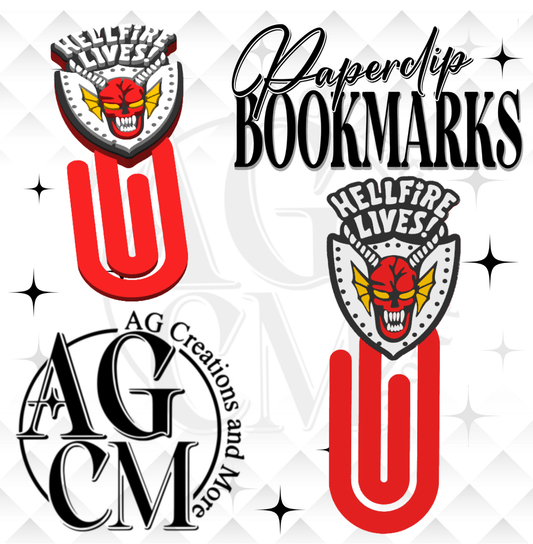 hell fire Bookmark 3MF File