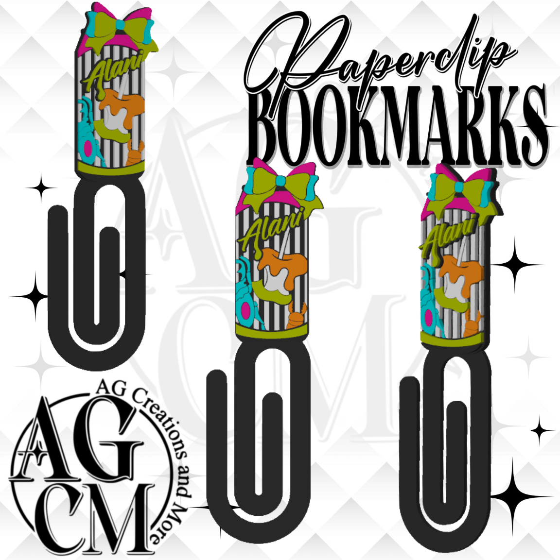Nu drink beetle 3D Bookmark/ Paperclip 3MF File