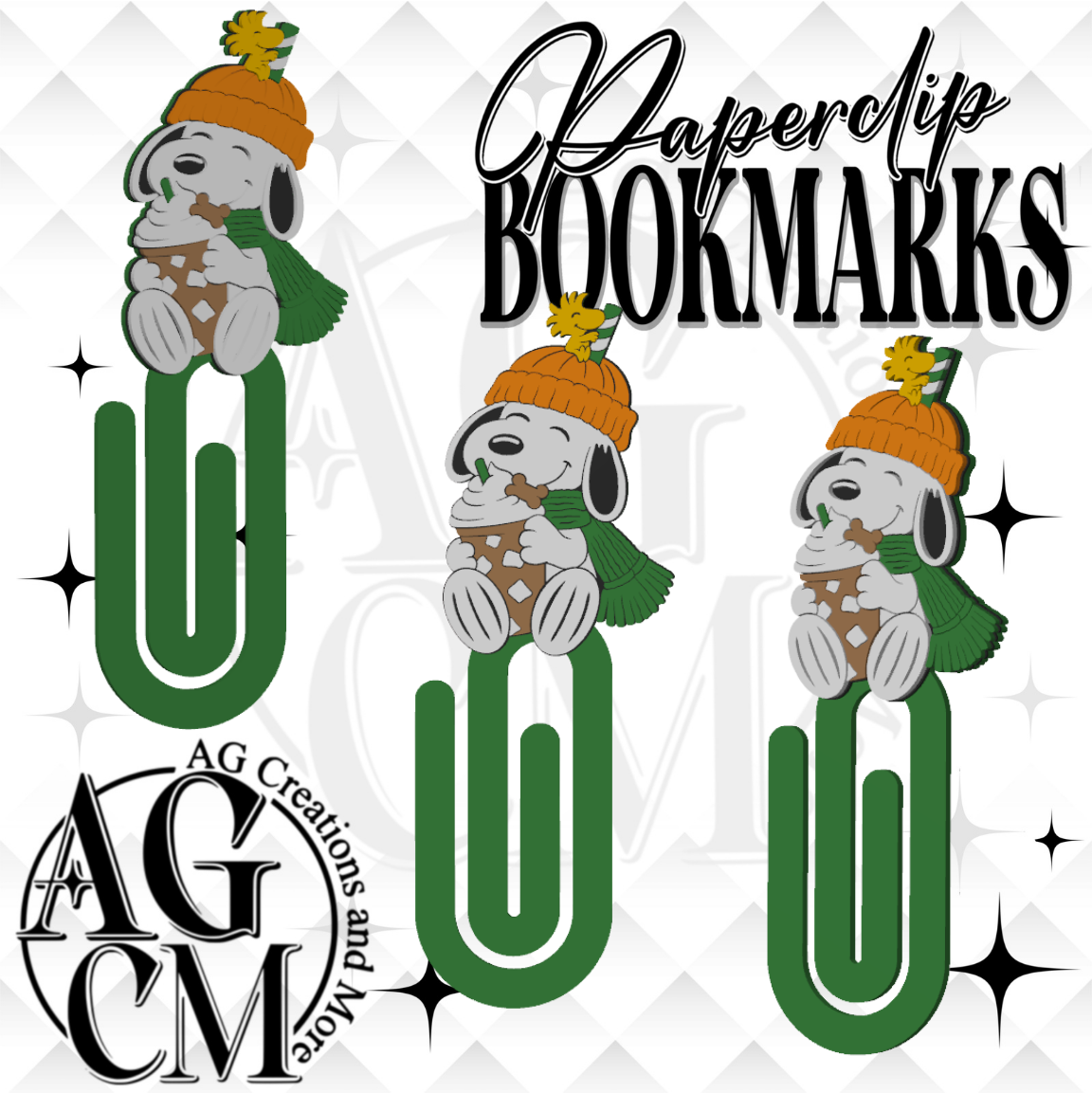 Green Pup 3D Bookmark/ Paperclip 3MF File