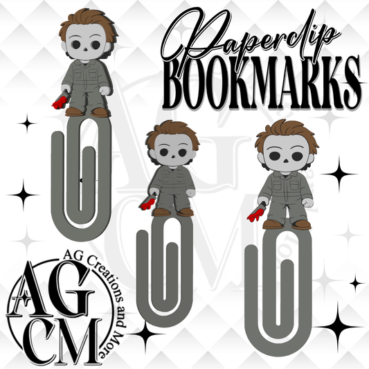 White Mask Guy 3D Bookmark/ Paperclip 3MF File