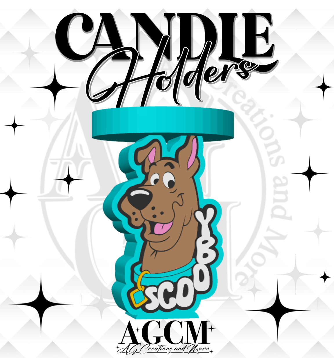 Mystery Dog 3D Candle Holder (wholesale)