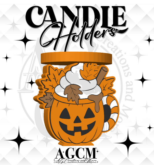 Pumpkin Spice 3D Candle Holder (wholesale)