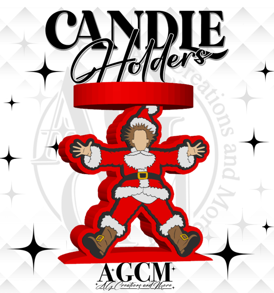 Crazy Santa 3D Candle Holder (wholesale)