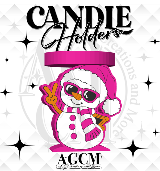 Snowman 3D Candle Holder (wholesale)