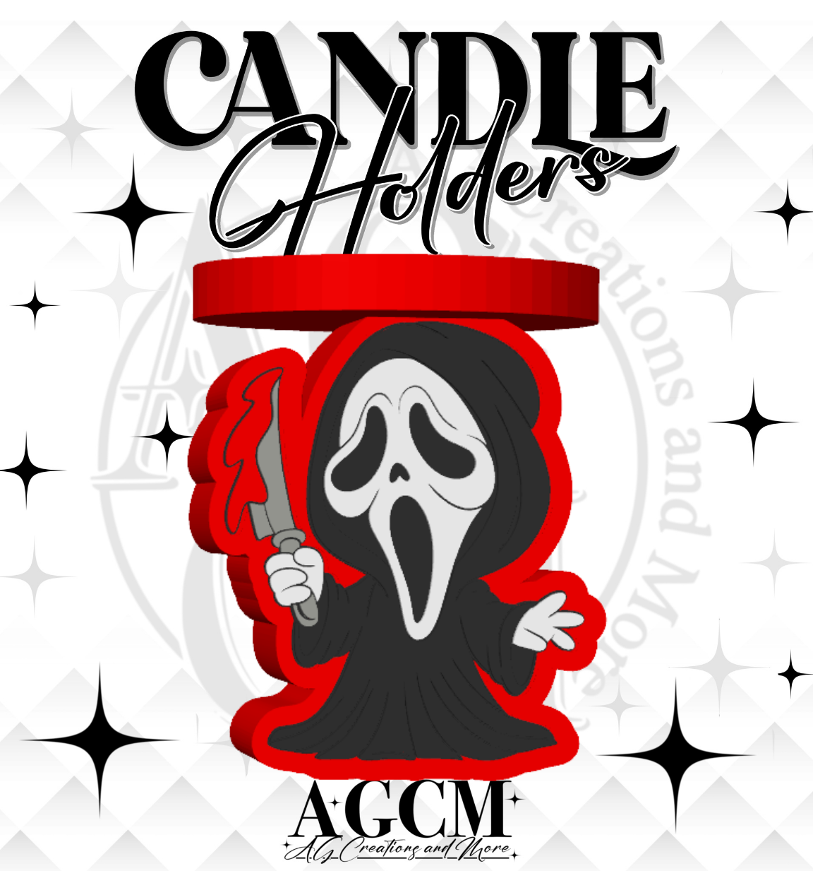 You Hang Up 3D Candle Holder 3MF / STL File