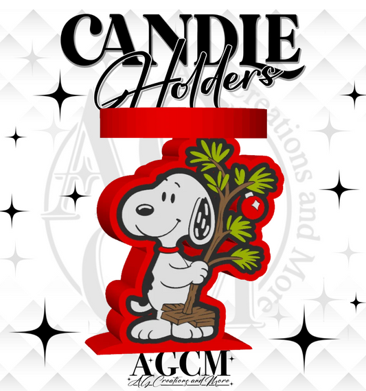 CB Christmas Pup 3D Candle Holder (wholesale)