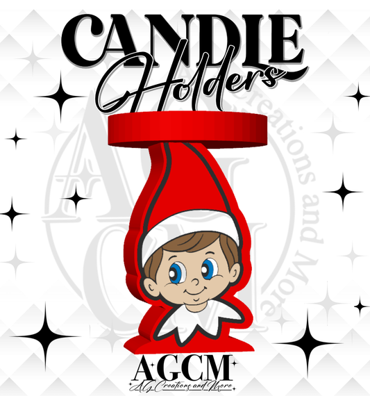 Naughty Elf 3D Candle Holder (wholesale)