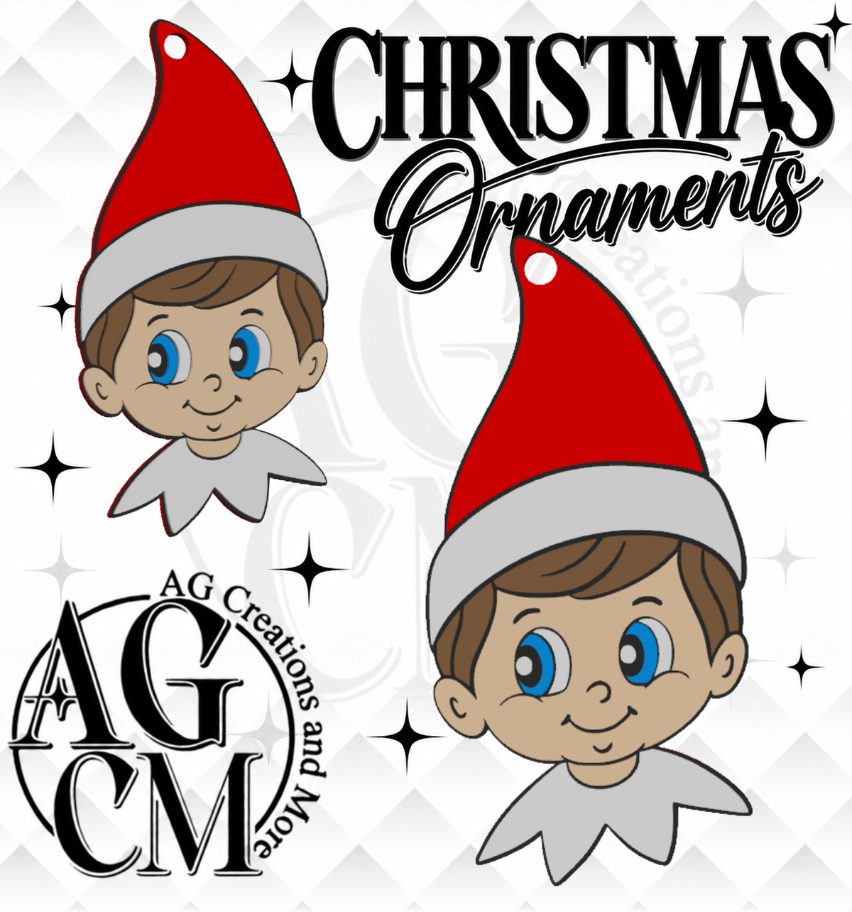 Naughty Elf 3D Christmas Ornament STL 3MF