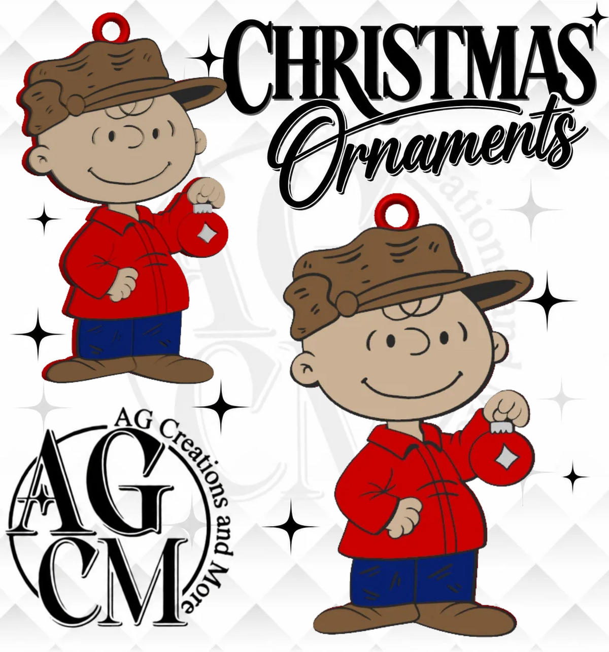 CB Christmas 3D Christmas Ornament STL 3MF