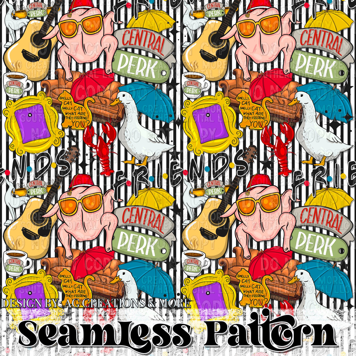 Friends Seamless Pattern