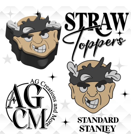 Harry 3D Straw Toppers