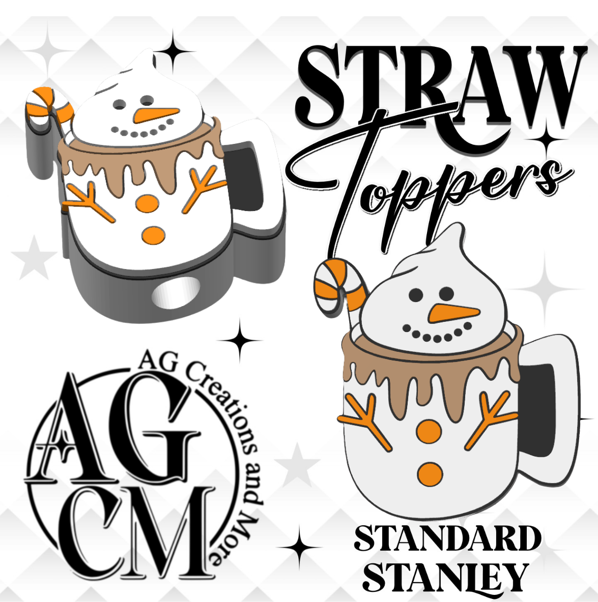 Snowman Hot Coca 3MF File