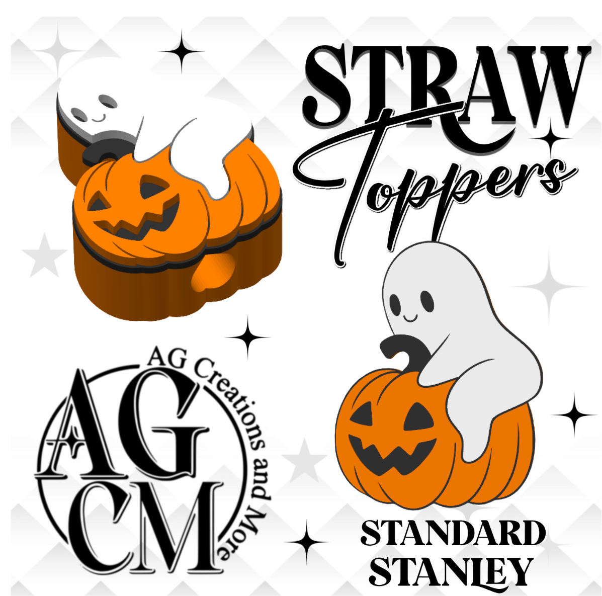 Pumpkin Ghost 3MF File