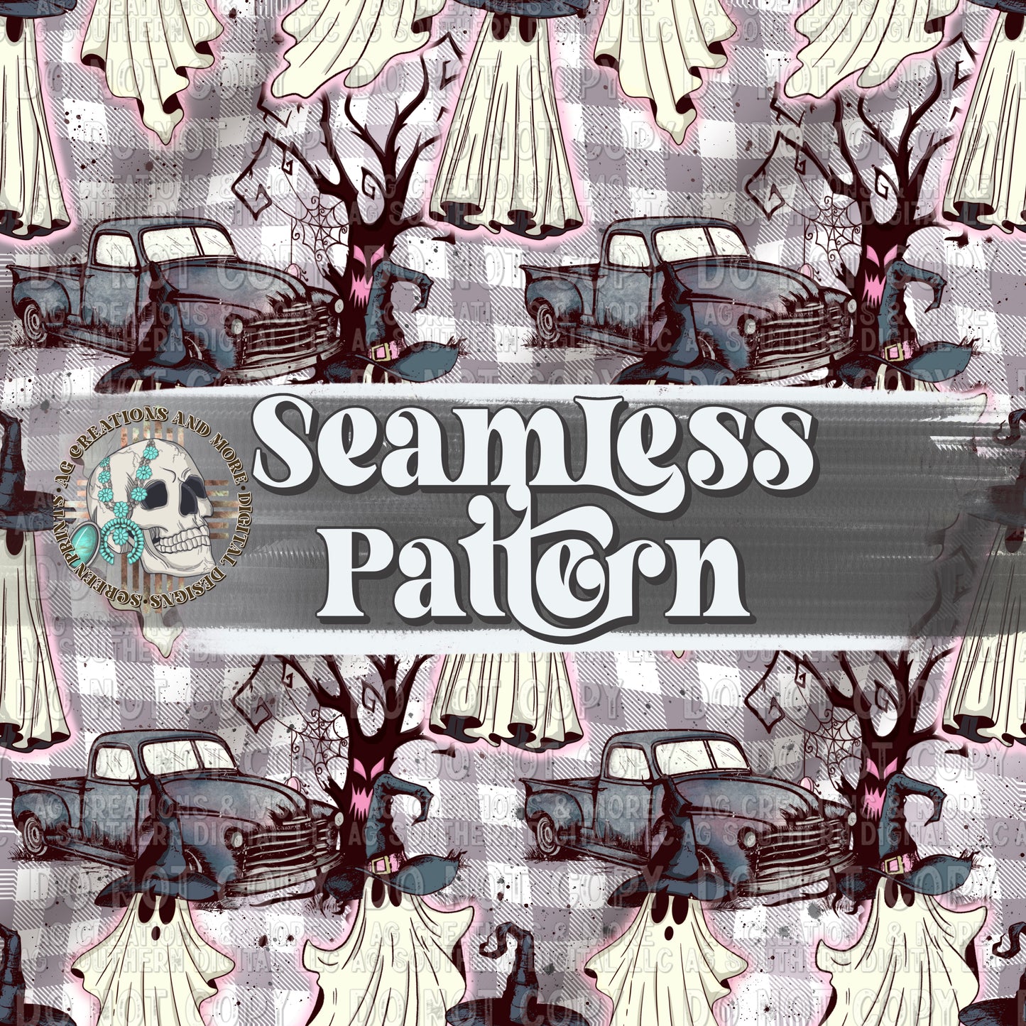 Ghoulies Seamless Pattern