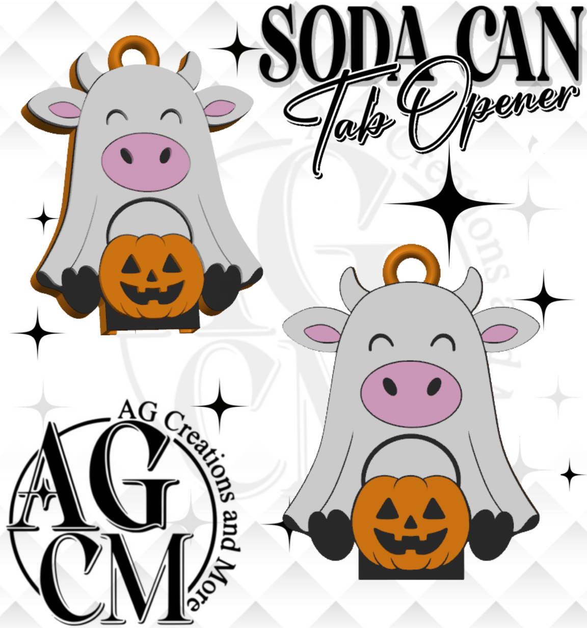 Ghost cow Tab Opener (wholesale singles)