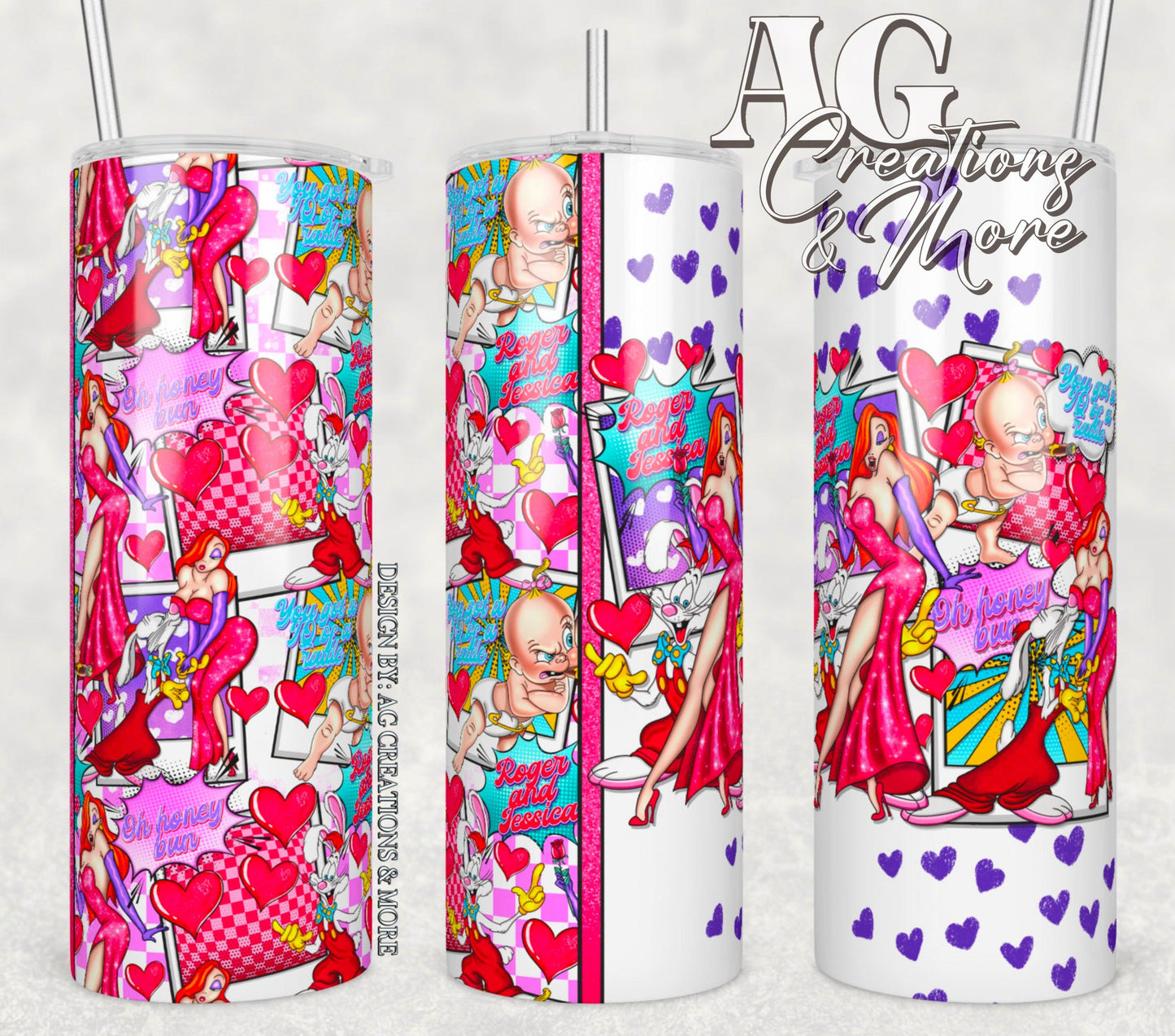 Jessica and Roger Tumbler Digital File