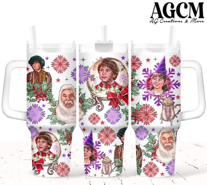 Santa Clause  40oz Tumbler Digital Png