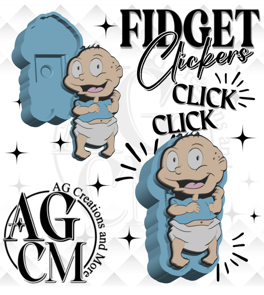 90 baby 3D Fidget Clickers (wholesale)
