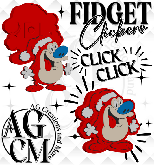 90s Cranky Pup 3D Fidget Clickers (wholesale)