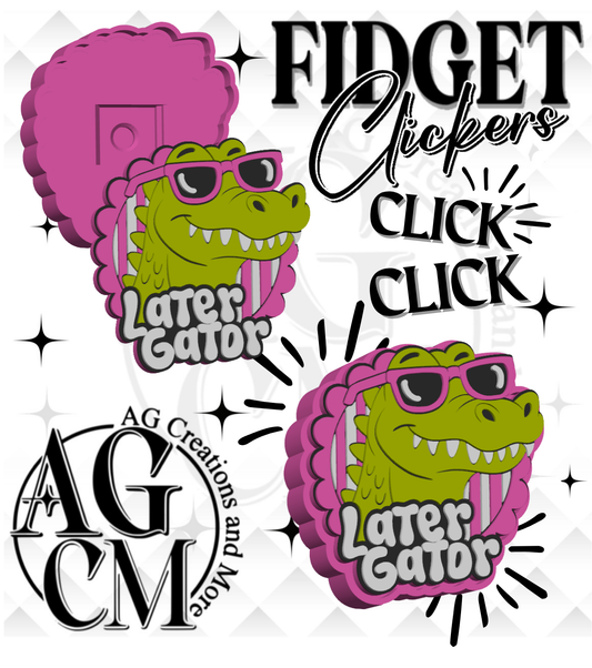 Lator Gator 3D Fidget Clickers (wholesale/ singles)