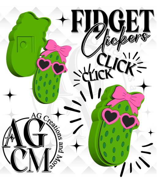 Pickle 3D Fidget Clickers (wholesale)
