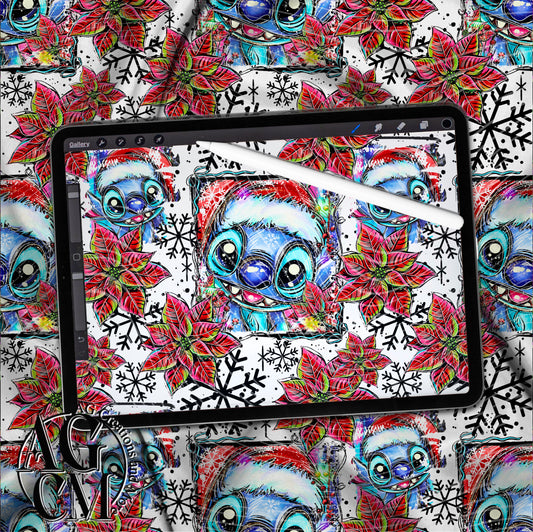 Blue  guy Seamless Pattern PNG