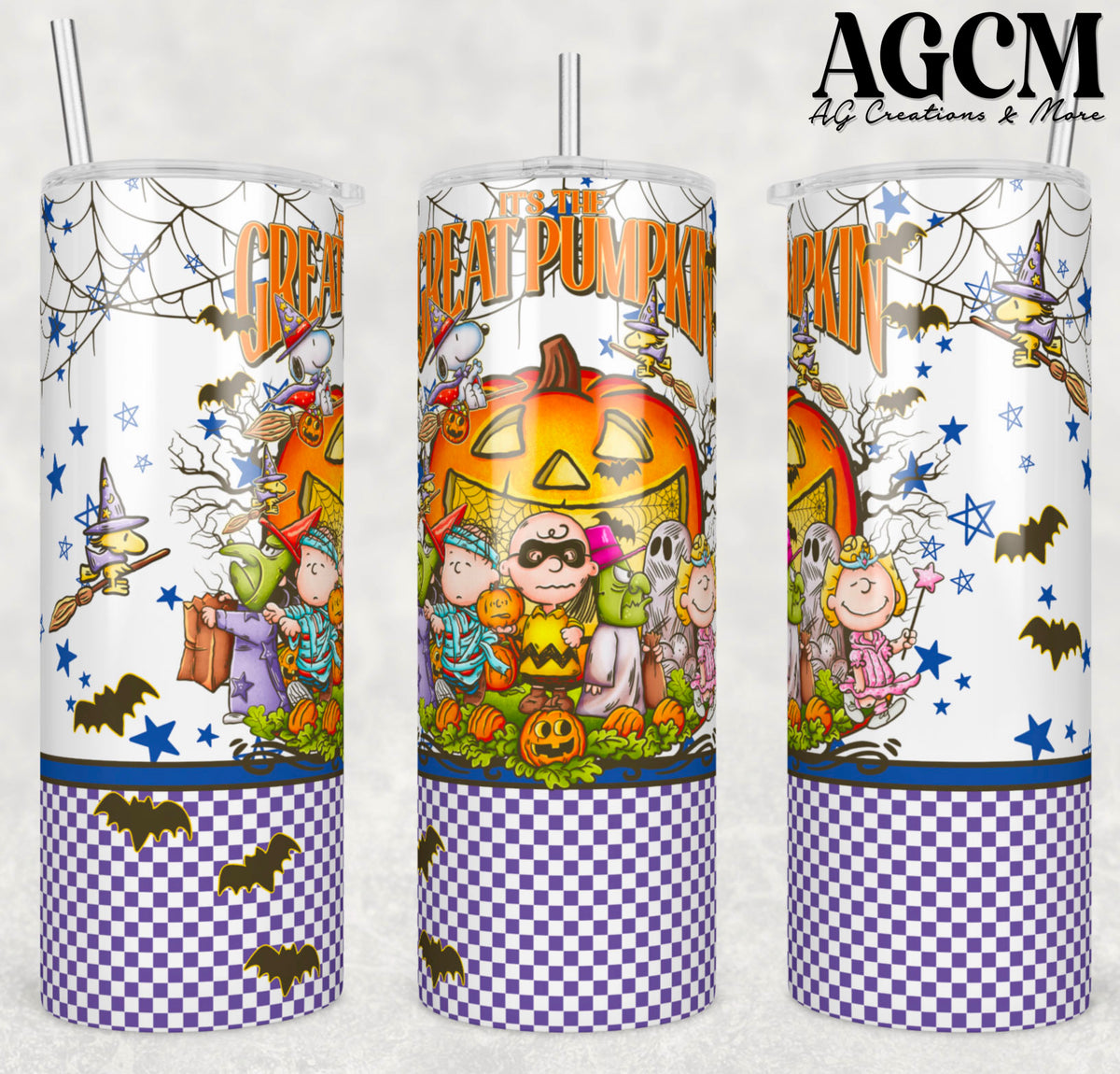 Great Pumpkin Tumbler Digital Download PNG