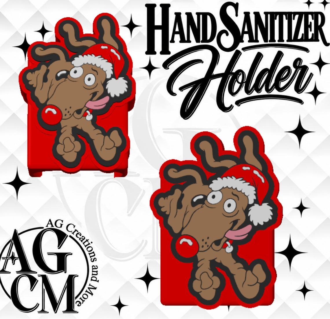 90s Dog 3D Hand Sanitizer Holder (Wholesale/singles)