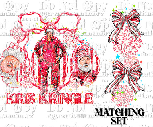 Santa clause set Digital Download PNG