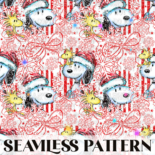 Snoop Seamless Pattern PNG