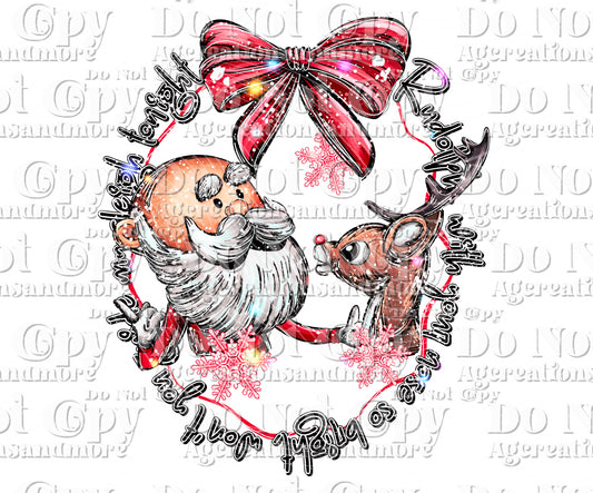 Red nosed Digital Download PNG