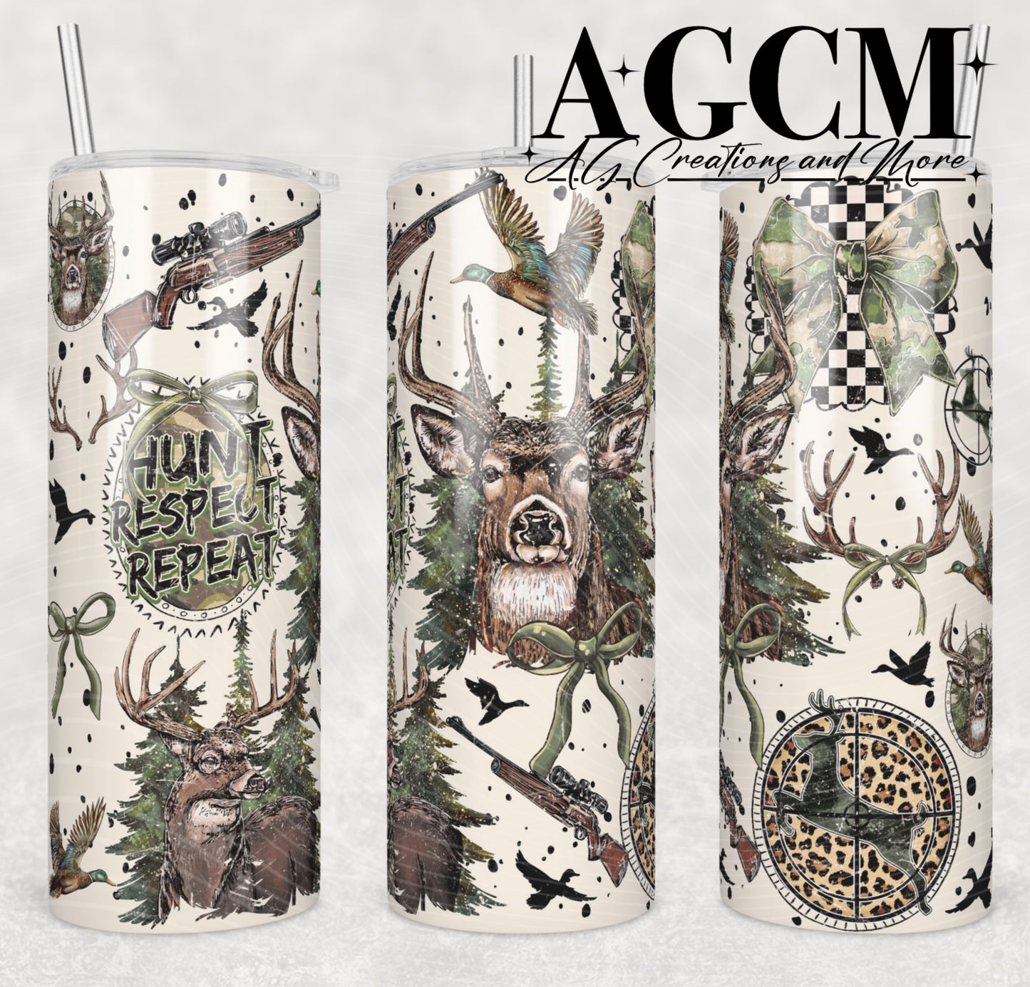 Deer hunting 20 oz tumbler Digital Download PNG