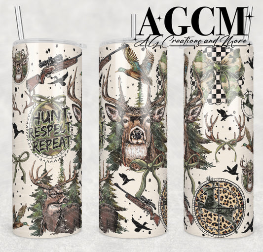 Deer hunting 20 oz tumbler Digital Download PNG