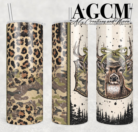 Deer hunting 20 oz tumbler Digital Download PNG