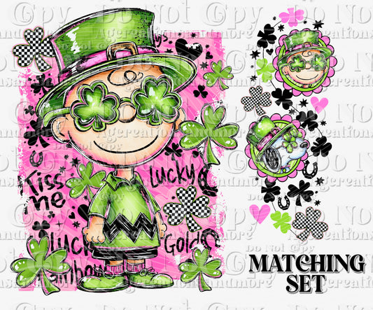 CB St patty's black sleeve set Digital Download